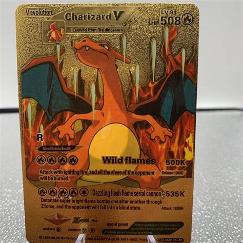 charizard v lv 91 hp 508|pokemon gold charizard v.